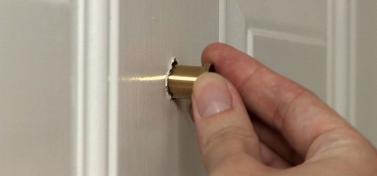 peephole door repair in Calimesa