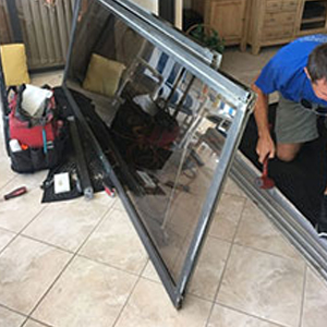 sliding glass door frame repair Calimesa